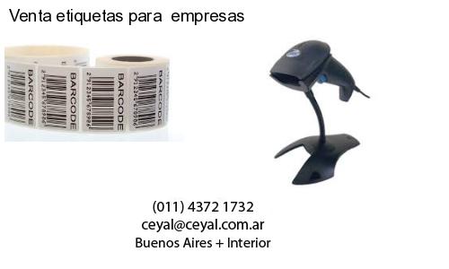 Venta etiquetas para empresas