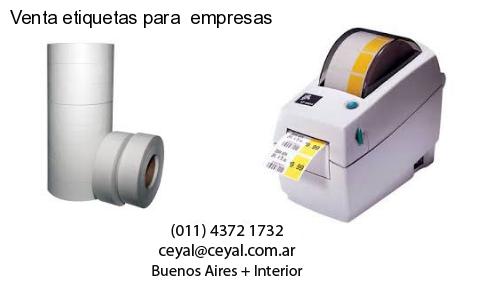 Venta etiquetas para  empresas