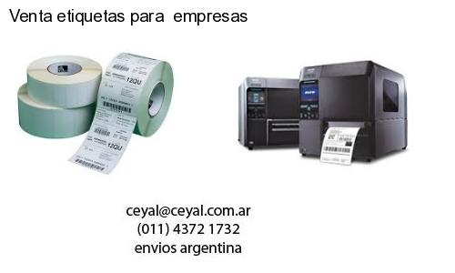 Venta etiquetas para  empresas