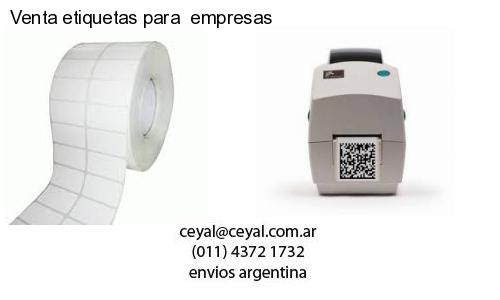 Venta etiquetas para  empresas