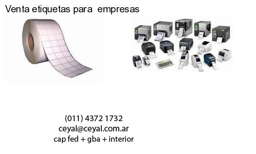 Venta etiquetas para empresas