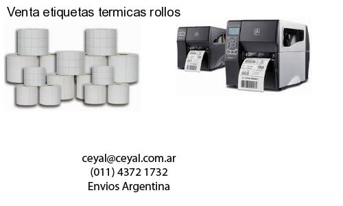 Venta etiquetas termicas rollos