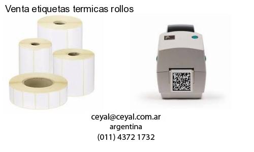 Venta etiquetas termicas rollos