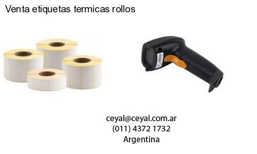Venta etiquetas termicas rollos