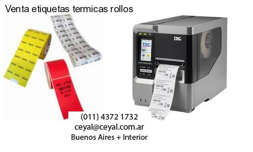 Venta etiquetas termicas rollos