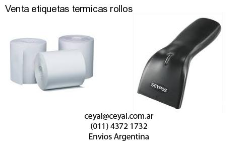 Venta etiquetas termicas rollos