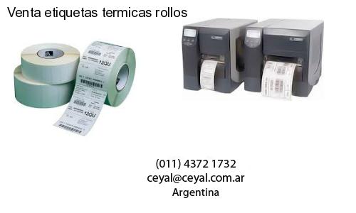 Venta etiquetas termicas rollos