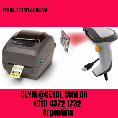 ZEBRA ZT230 cabezal