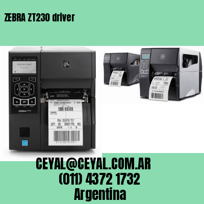 ZEBRA ZT230 driver