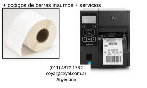 codigos de barras insumos servicios
