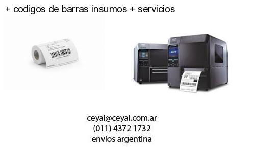 codigos de barras insumos servicios