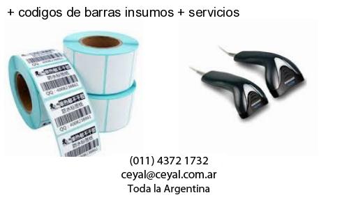   codigos de barras insumos   servicios