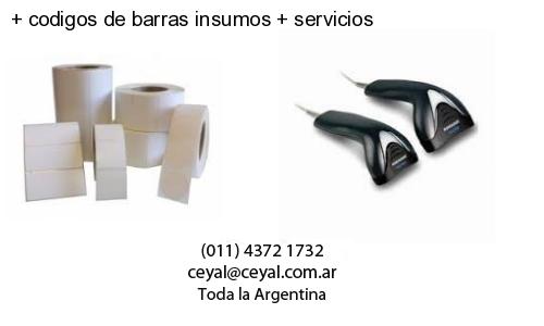 codigos de barras insumos servicios