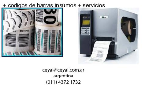   codigos de barras insumos   servicios