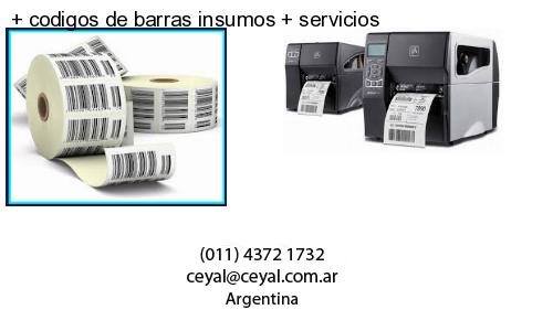 codigos de barras insumos servicios