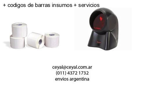   codigos de barras insumos   servicios