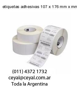 etiquetas adhesivas 107 x 176 mm x mm
