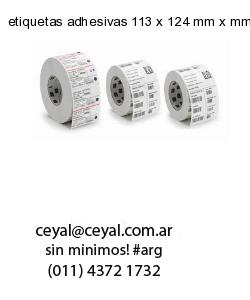 etiquetas adhesivas 113 x 124 mm x mm