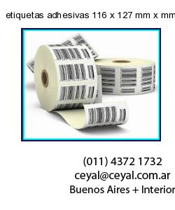 etiquetas adhesivas 116 x 127 mm x mm