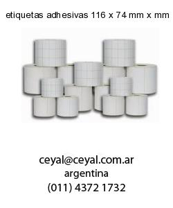 etiquetas adhesivas 116 x 74 mm x mm