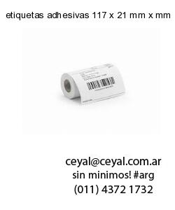 etiquetas adhesivas 117 x 21 mm x mm