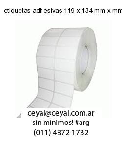 etiquetas adhesivas 119 x 134 mm x mm