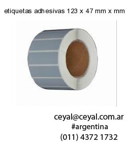 etiquetas adhesivas 123 x 47 mm x mm