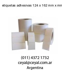 etiquetas adhesivas 124 x 162 mm x mm