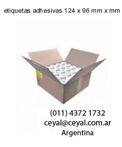 etiquetas adhesivas 124 x 96 mm x mm