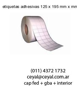 etiquetas adhesivas 125 x 195 mm x mm