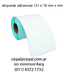 etiquetas adhesivas 131 x 78 mm x mm