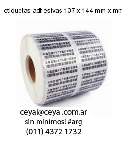etiquetas adhesivas 137 x 144 mm x mm