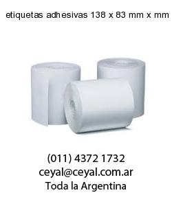 etiquetas adhesivas 138 x 83 mm x mm