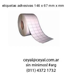 etiquetas adhesivas 146 x 67 mm x mm