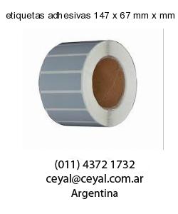 etiquetas adhesivas 147 x 67 mm x mm