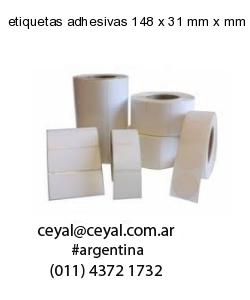 etiquetas adhesivas 148 x 31 mm x mm