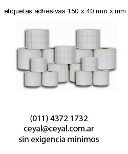 etiquetas adhesivas 150 x 40 mm x mm
