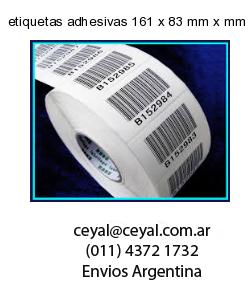 etiquetas adhesivas 161 x 83 mm x mm