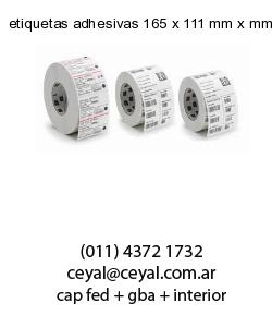 etiquetas adhesivas 165 x 111 mm x mm