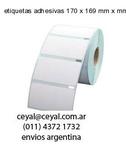etiquetas adhesivas 170 x 169 mm x mm