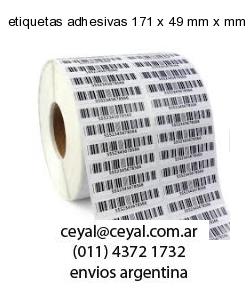 etiquetas adhesivas 171 x 49 mm x mm
