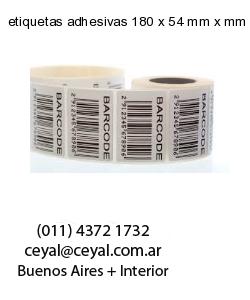 etiquetas adhesivas 180 x 54 mm x mm