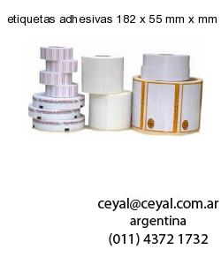 etiquetas adhesivas 182 x 55 mm x mm