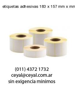etiquetas adhesivas 183 x 157 mm x mm