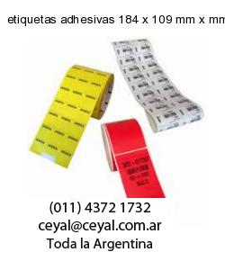 etiquetas adhesivas 184 x 109 mm x mm