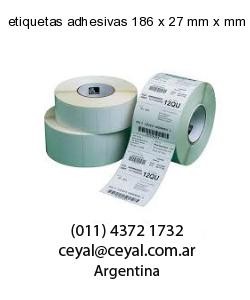 etiquetas adhesivas 186 x 27 mm x mm