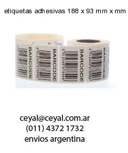 etiquetas adhesivas 188 x 93 mm x mm