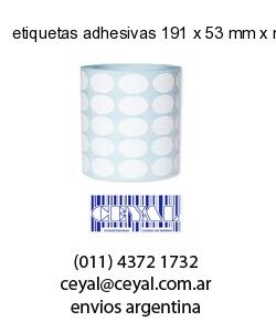 etiquetas adhesivas 191 x 53 mm x mm