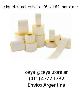 etiquetas adhesivas 193 x 152 mm x mm