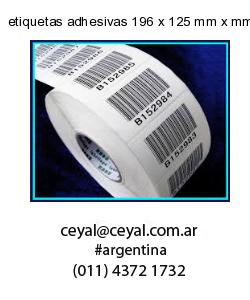 etiquetas adhesivas 196 x 125 mm x mm